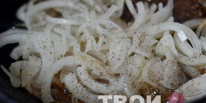 Шаг 4: жареной говяжьей печени