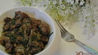 Рецепт Жареной куриной печени с кинзой