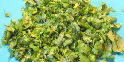 Шаг 4: жареной куриной печени с кинзоя