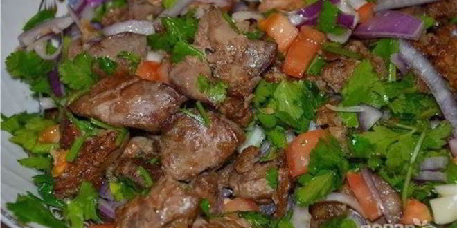 Рецепт жареной печени по-грузински