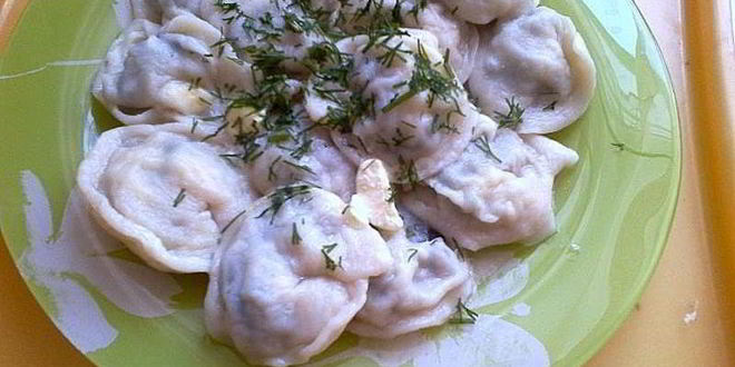 Рецепт Грибных пельменей с грибами