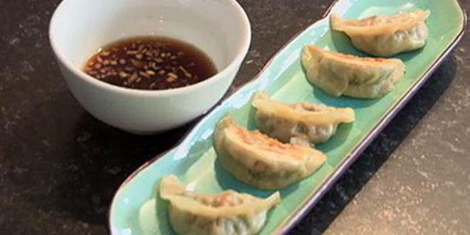 Рецепт китайских пельменей с креветками и овощами