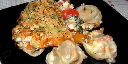 Шаг 28: новогодних пельмешков