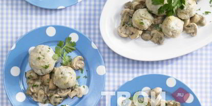 Шаг 9: пельменей с грибами