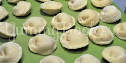 Шаг 6: пельменей с куриным фаршем