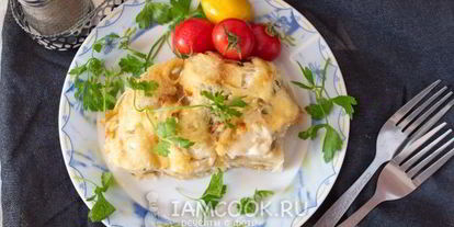 Шаг 10: пельменей с сыром и майонезом в духовке