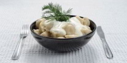 Шаг 6: пельменей в горшочке в молоке