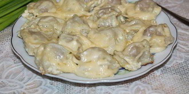 Рецепт пельменей в мультиварке с сыром