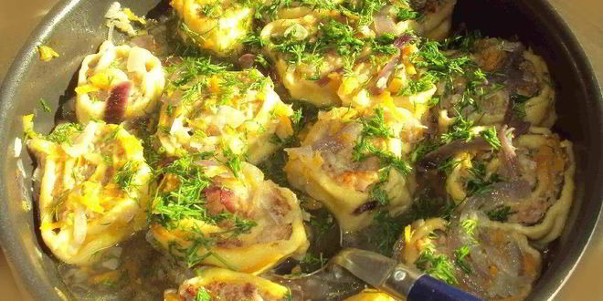 Рецепт Рулетов из теста с фаршем — очня ленивые пельмени