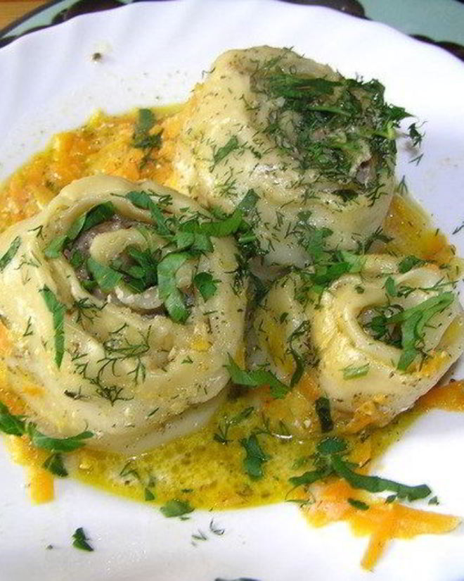 Рецепт рулетов из теста с фаршем — очня ленивые пельмени