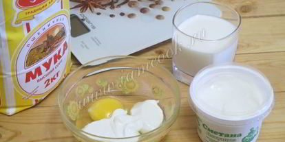 Шаг 3: теста для пельменей на молоке и сметане