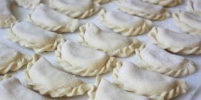 Шаг 1: заварного теста дли пельменея