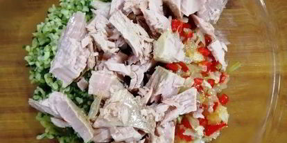 Шаг 7: легкого плова из тунца и булгура