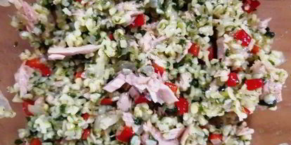 Шаг 8: легкого плова из тунца и булгура