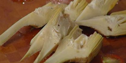 Шаг 7: паэлья с артишоками, горохом и сладким перцем