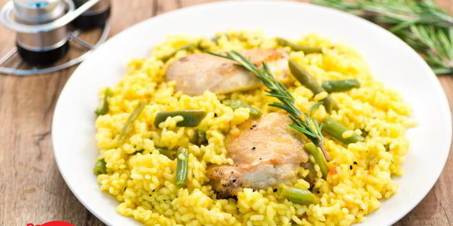 Рецепт паэльи с курицей