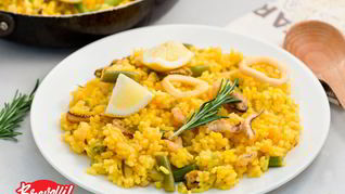 Рецепт Паэльи с морепродуктами