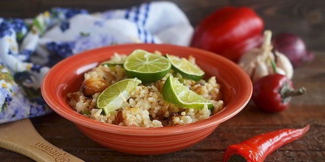 Рецепт паэльи с цыпленком и чорризо