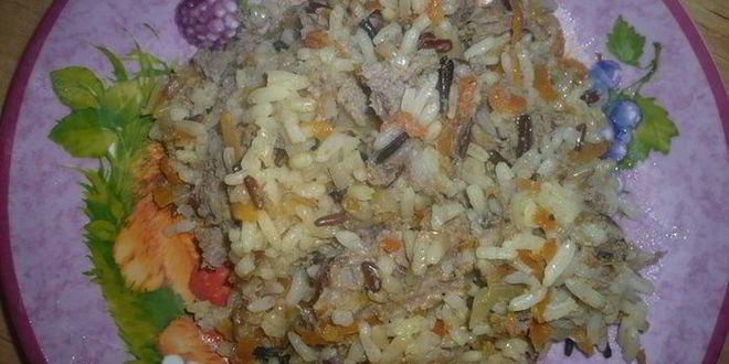 Рецепт плова 4 риса с фаршем из индейки