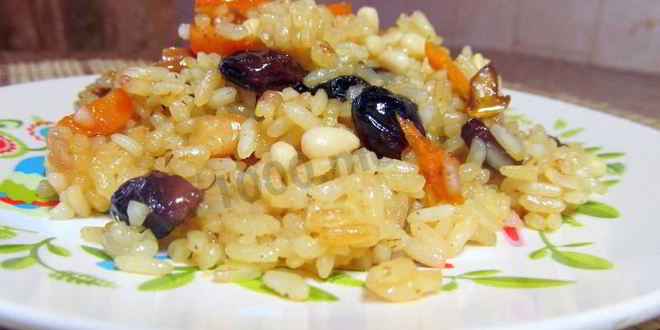 Рецепт плова фруктового