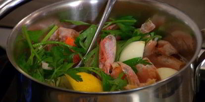 Шаг 4: плова из бурого риса с креветками