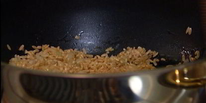 Шаг 7: плова из бурого риса с креветками