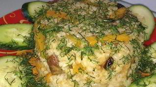 Рецепт Плова из бурого риса