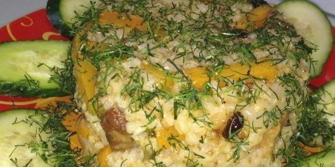 Рецепт плова из бурого риса