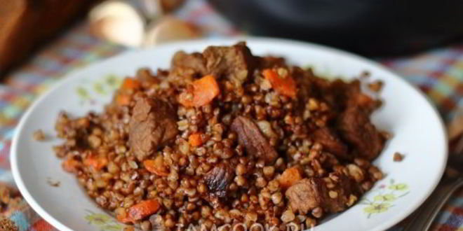 Рецепт плова из гречки с мясом