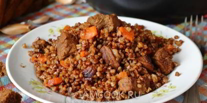 Шаг 18: плова из гречки с мясом