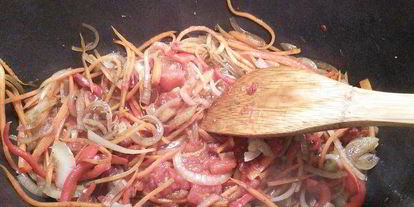 Шаг 2: плова из мидий