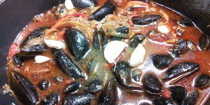 Шаг 4: плова из мидий