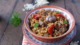 Рецепт Плова из перловки с курицей