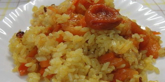 Рецепт Плова из сухофруктов