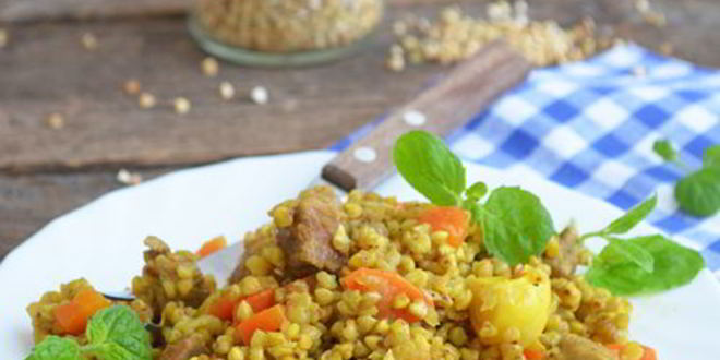 Рецепт плова из зеленой гречки