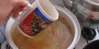 Шаг 2: плова нежность с куринным филе