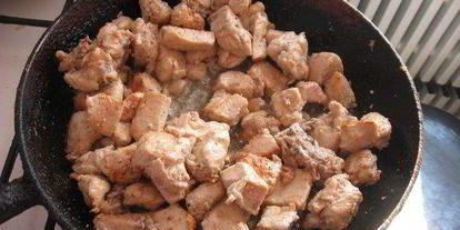 Шаг 3: плова нежность с куринным филе