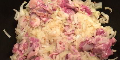 Шаг 2: плова с бараниной