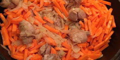 Шаг 3: плова с бараниной