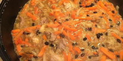 Шаг 4: плова с бараниной