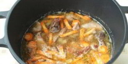 Шаг 2: плова с кроликом