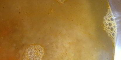 Шаг 3: плов с сухофруктами, апельсинами и копченой корейкой