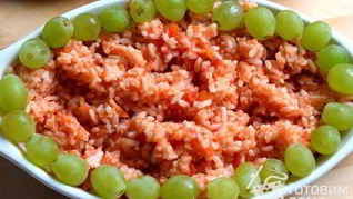 Рецепт Плова с томатом и виноградом