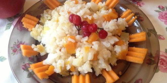 Рецепт Плова с тыквой и изюмом