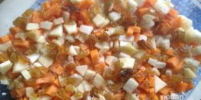 Шаг 4: плова с тыквой и изюмом