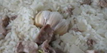 Шаг 2: плова со свининой и барбарисом