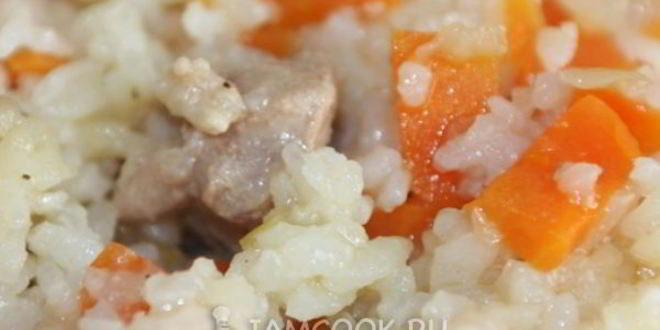 Рецепт плова со свининой в горшочках