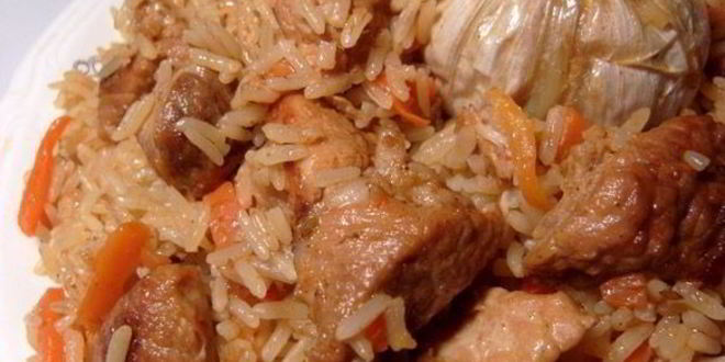 Рецепт плова со свининой