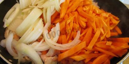 Шаг 9: плова в кастрюле с курицей