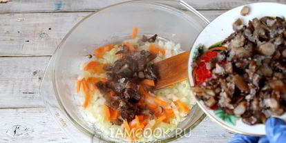 Шаг 7: постного плова из гречки с опятами